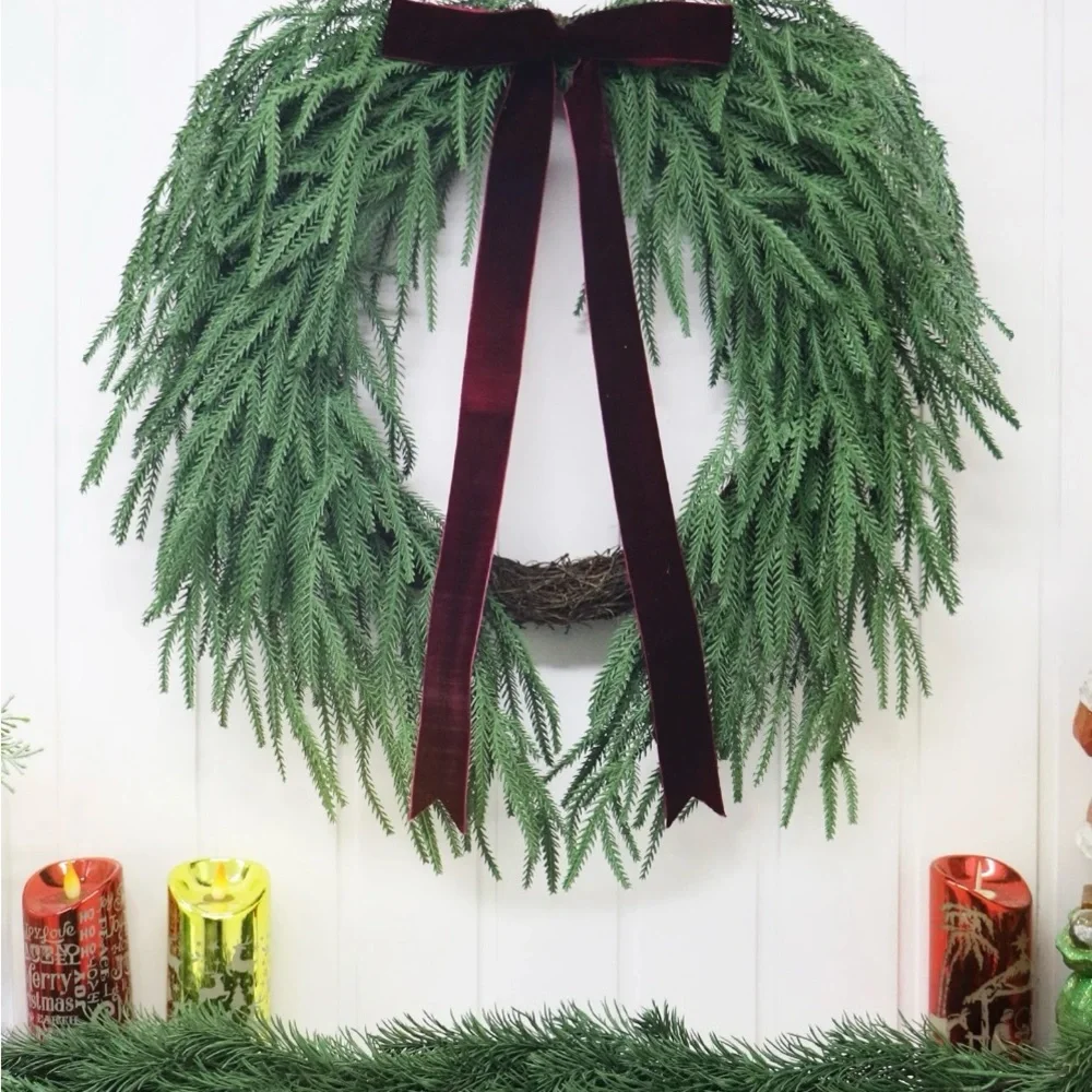 My Texas House Wreath Norfolk Natural Feel Green 22